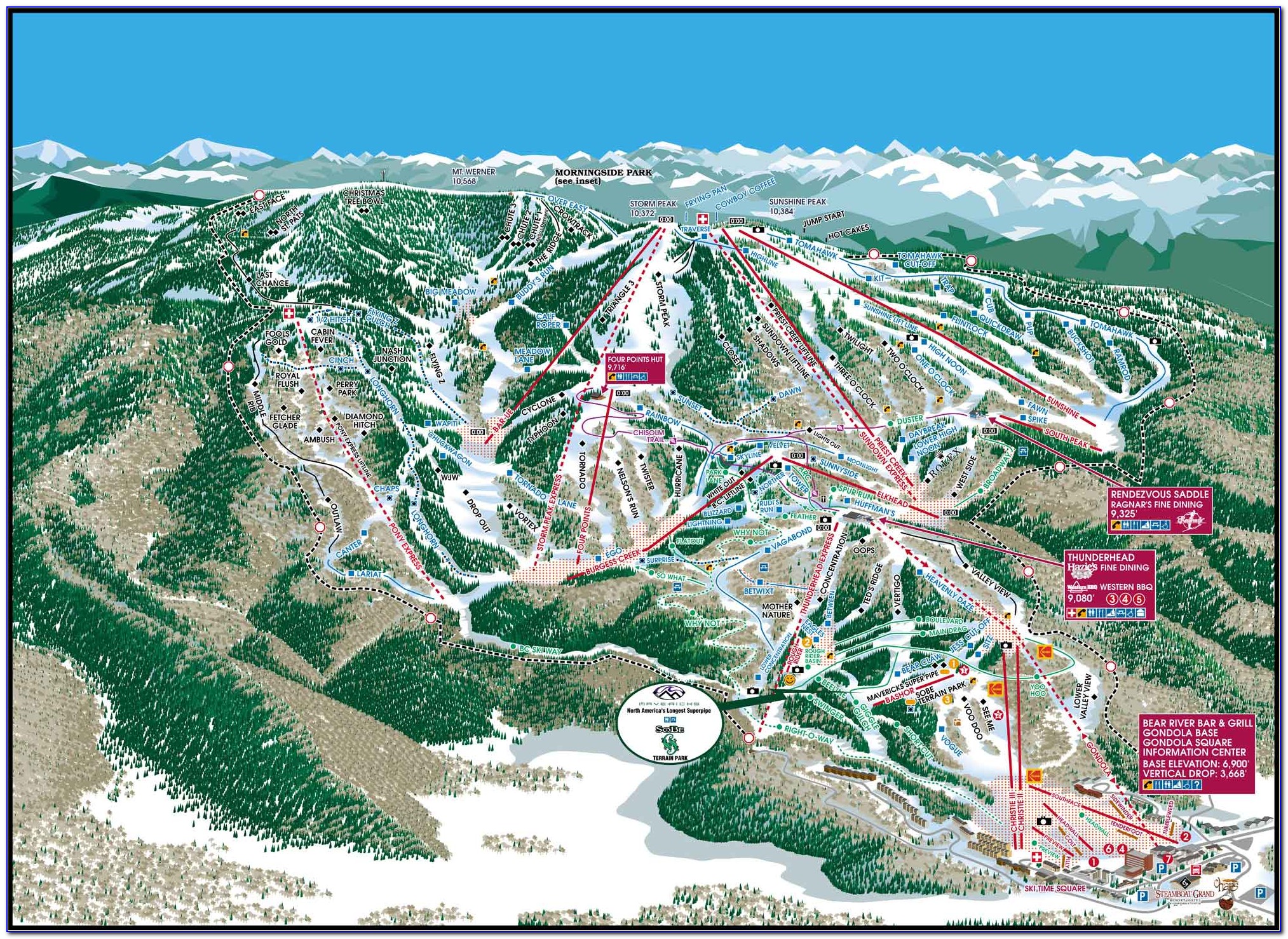 Steamboat Springs Ski Shuttle Map
