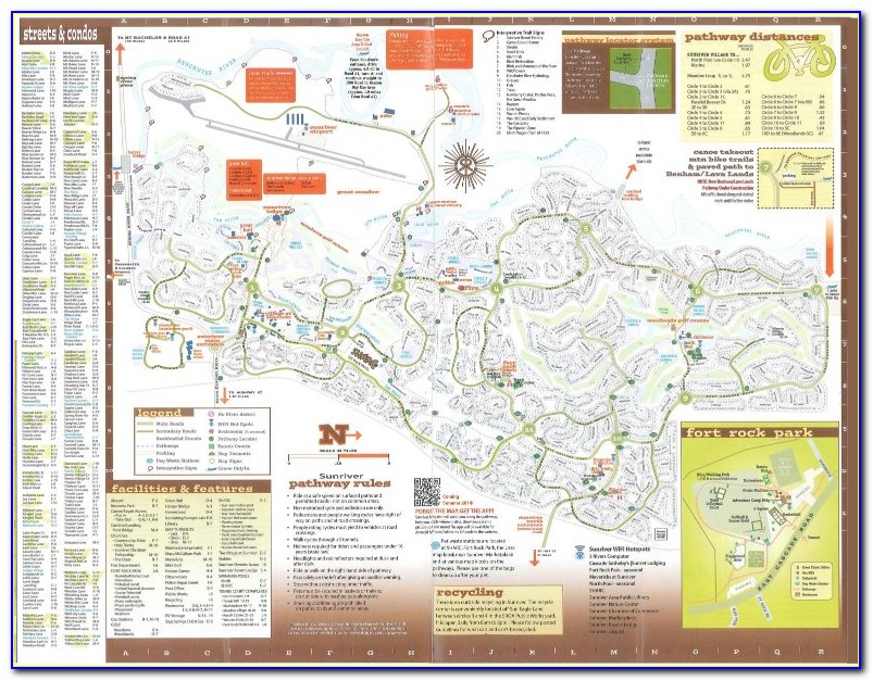 Sunriver Oregon Golf Course Map