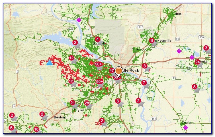 Swepco Controlled Outage Map
