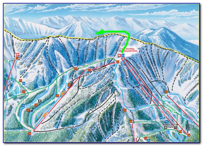 Taos Ski Parking Map