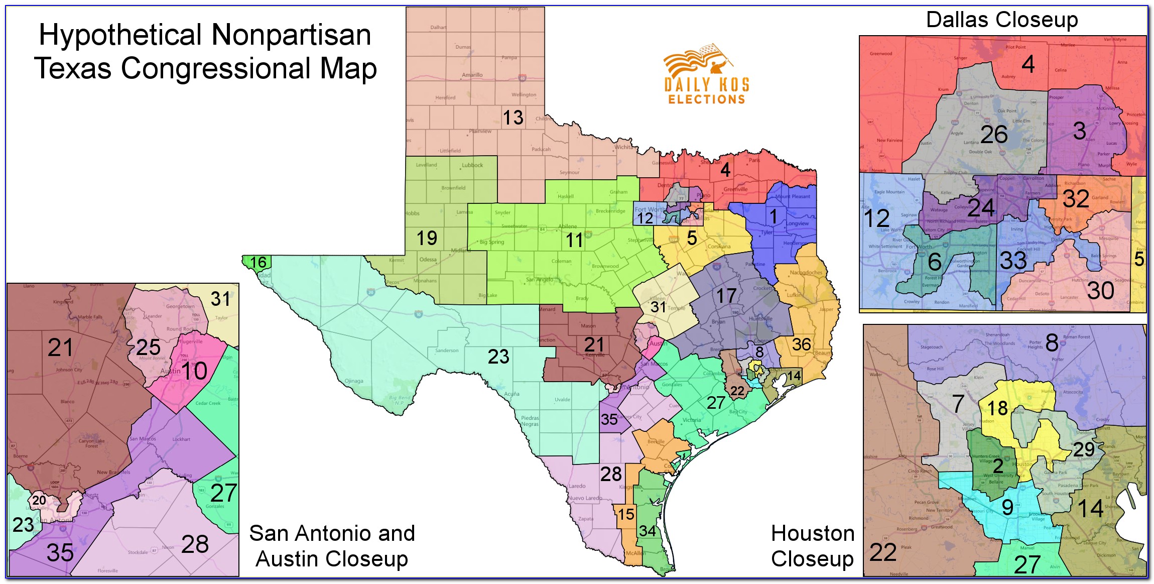Texas 7th Congressional District 2018 Map