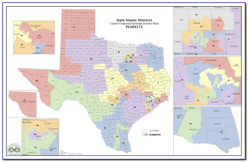 Texas House District Map 2019