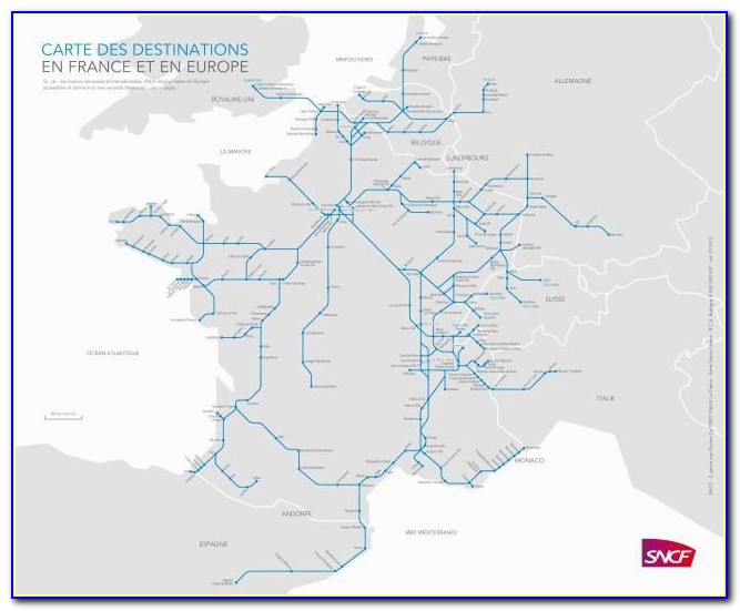 Tgv Map France 2019
