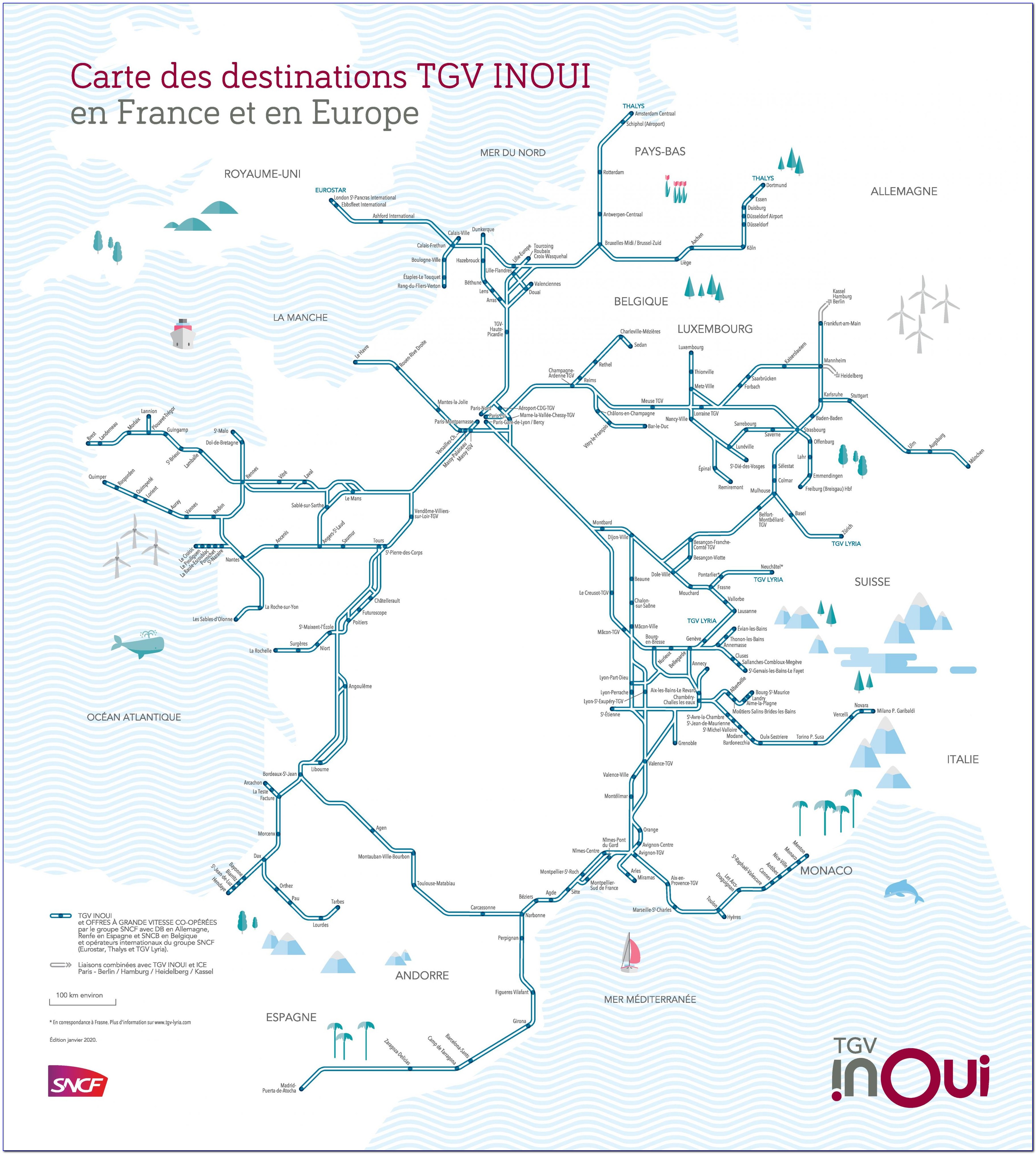 Tgv Map France 2020