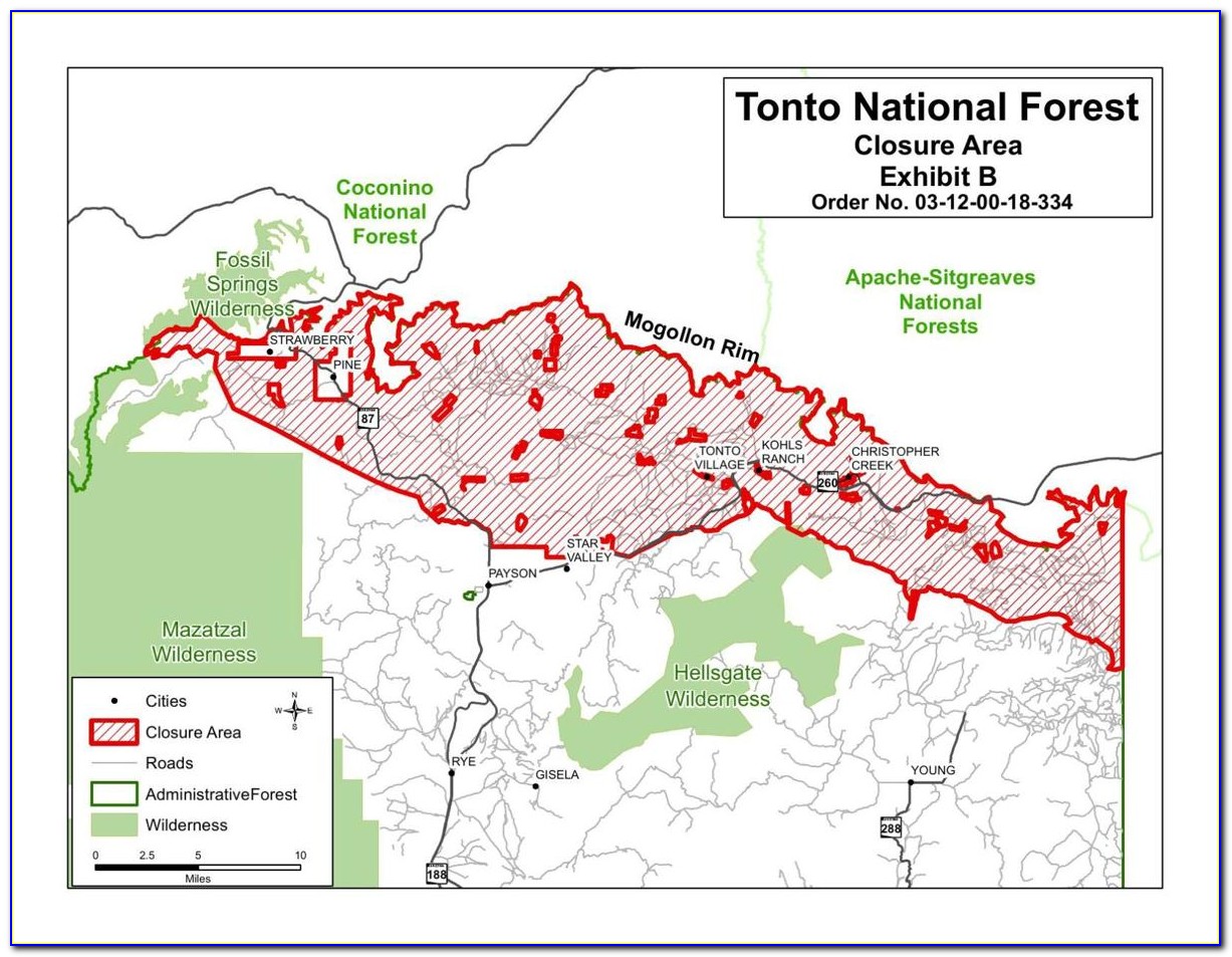 Tonto National Forest Directions