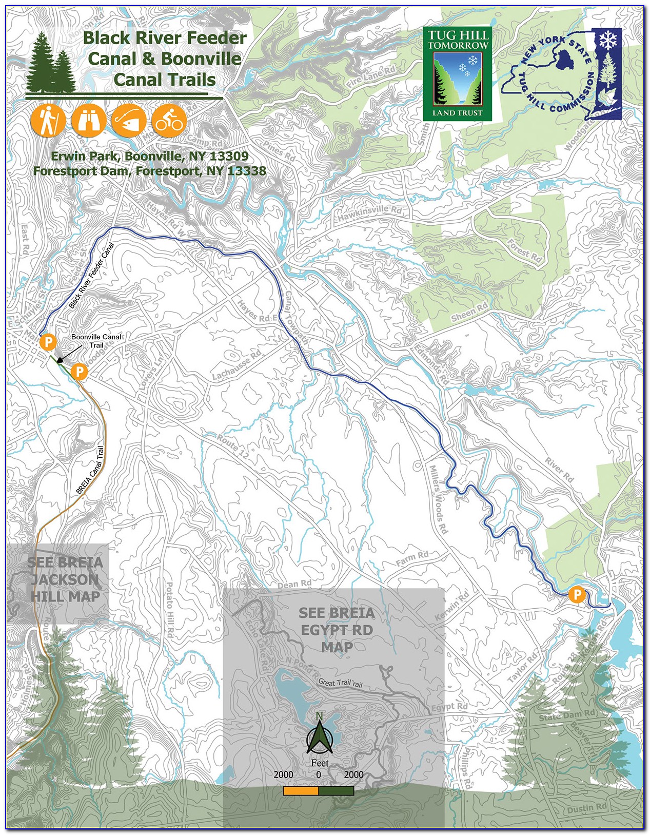 Towpath Bike Trail Map