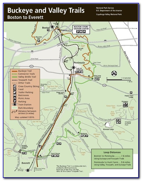 Towpath Trail Map Bolivar Ohio