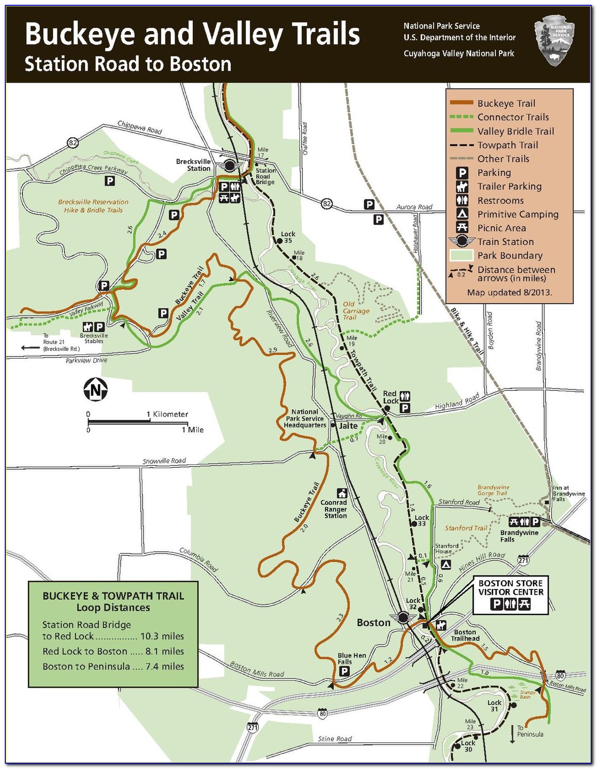 Towpath Trail Map Stark County