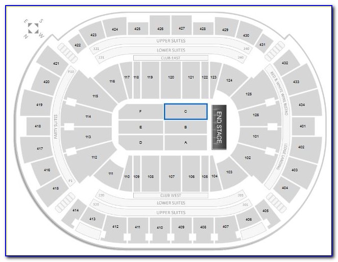 Toyota Center Interactive Seat Map