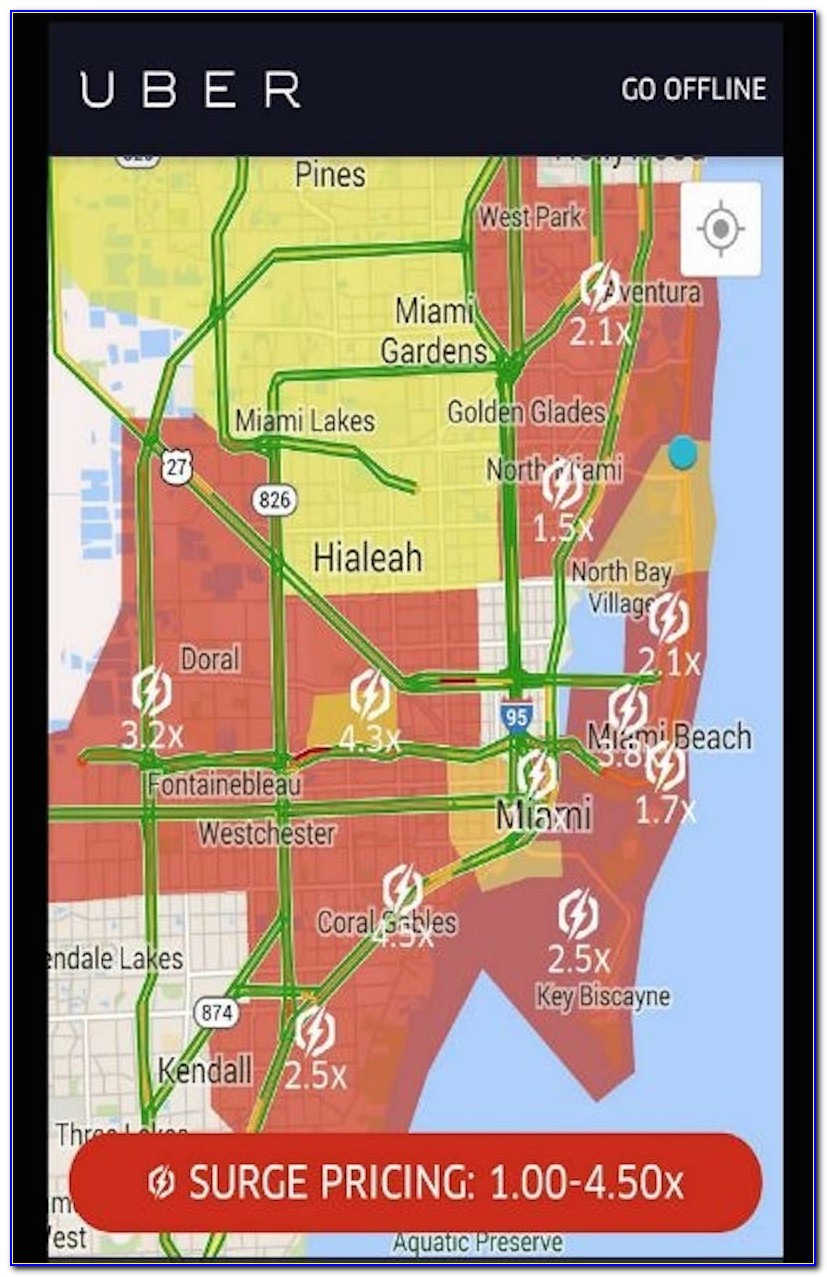 Uber Surge Map Colors
