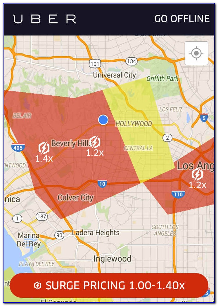 Uber Surge Map For Drivers