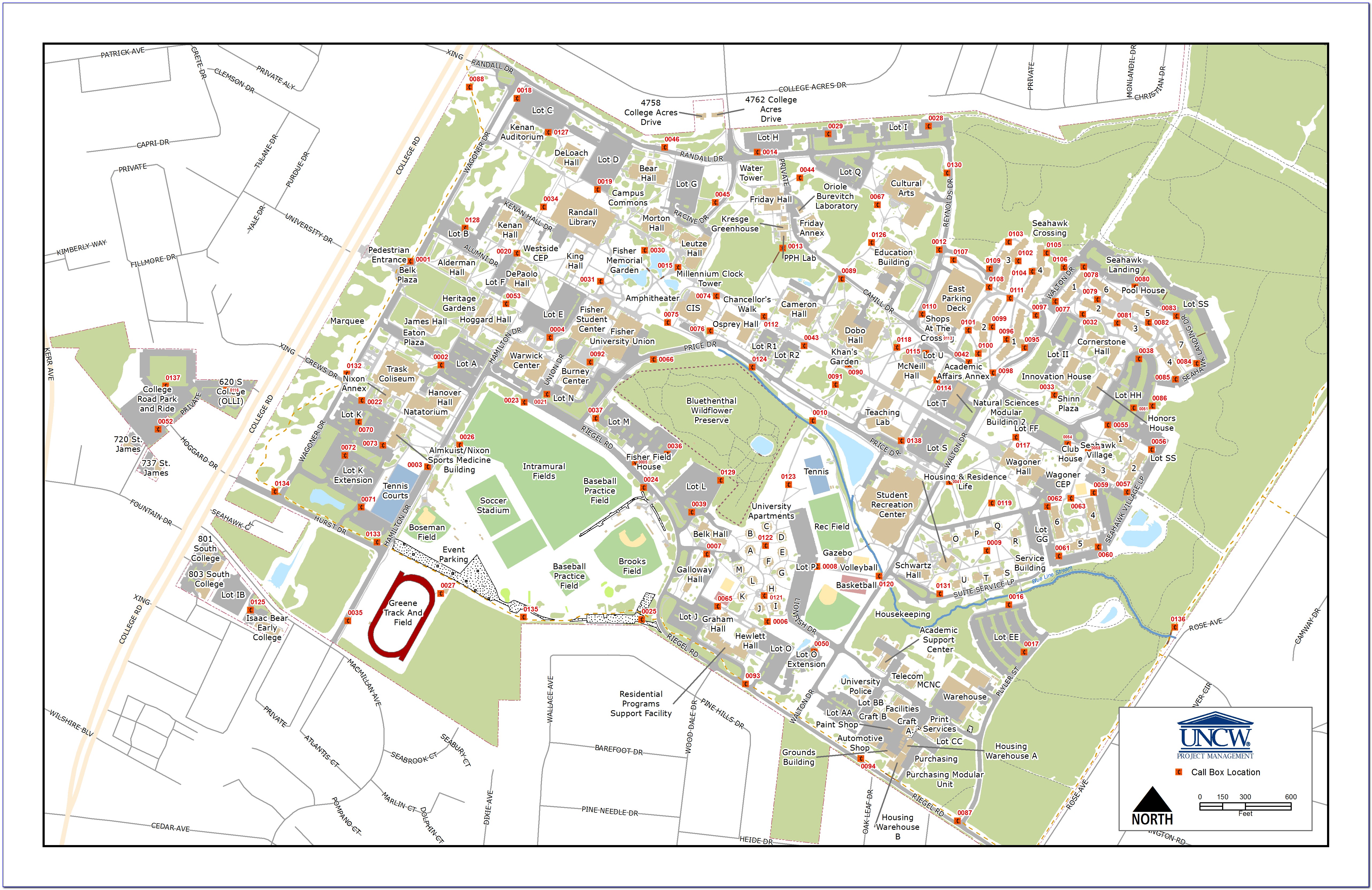 Uncw Campus Building Map