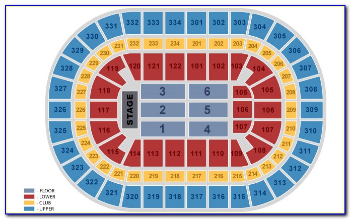 United Center Concert Seating Map