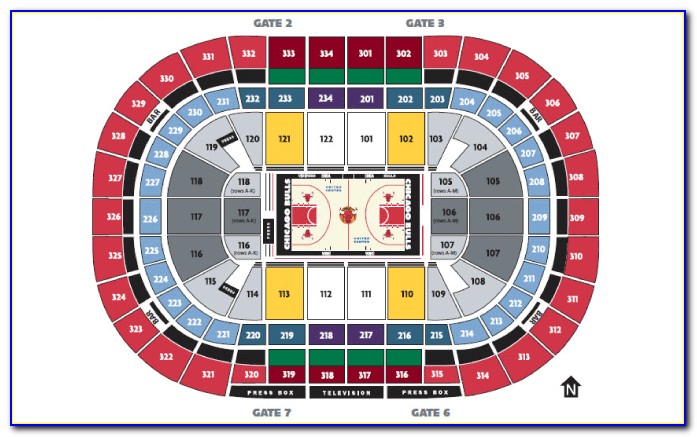 United Centre Seat Map