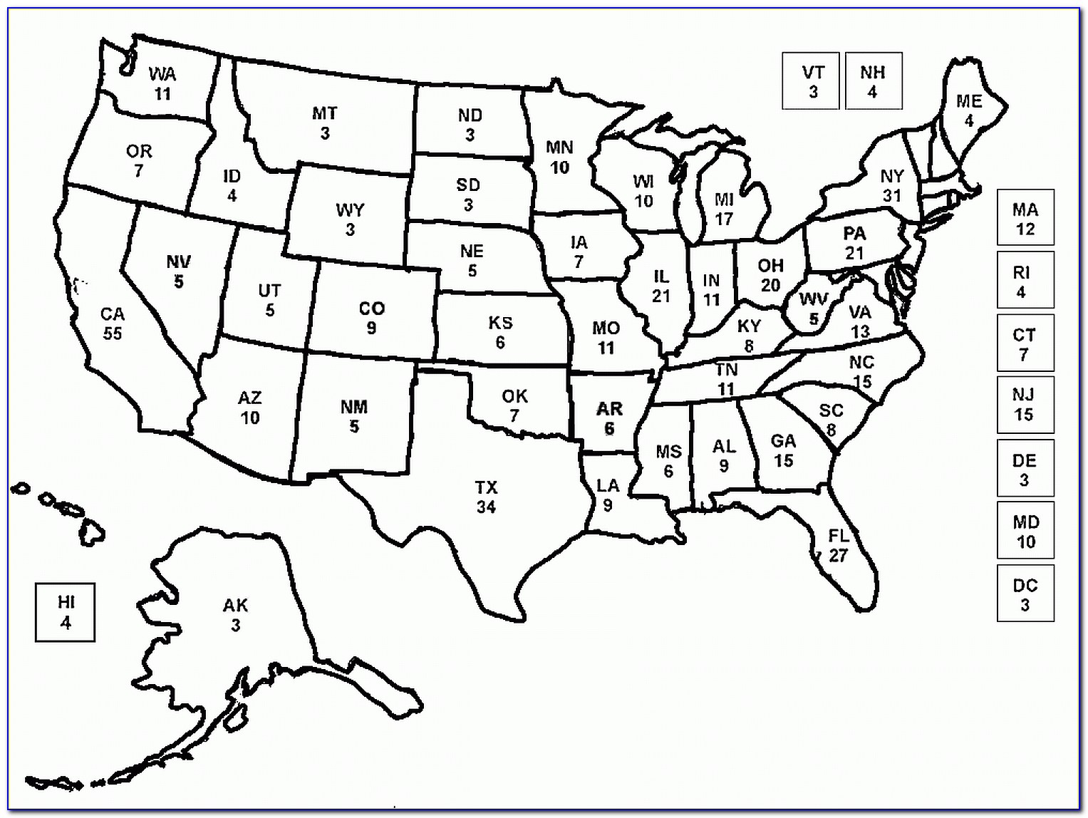 Us Map Coloring Page Online