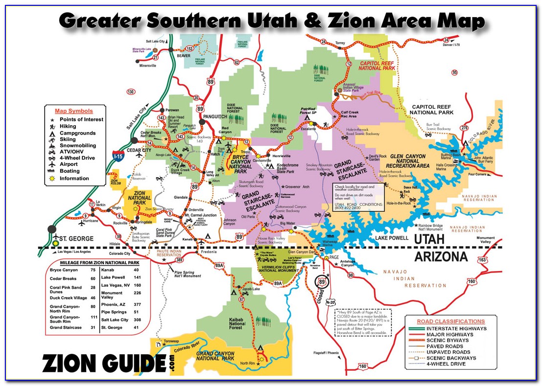 Utah State Parks Map