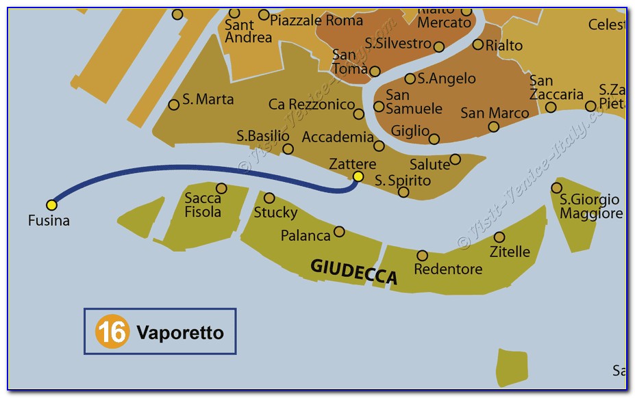 Venice Vaporetto Map Download