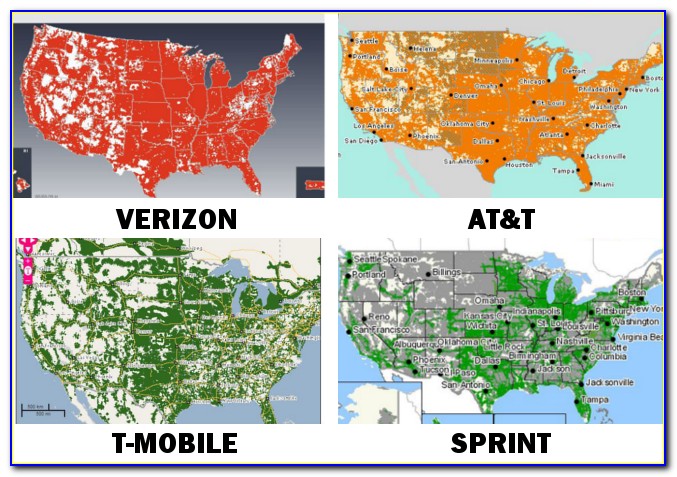 Verizon Vs Sprint Coverage Map 2021