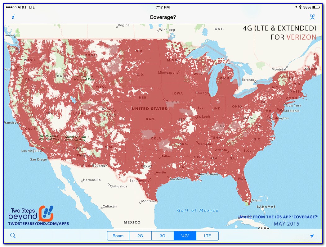 Verizon Wireless Prepaid Phone Coverage Map