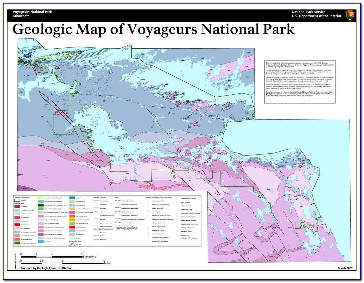 Voyageurs National Park Campground Map