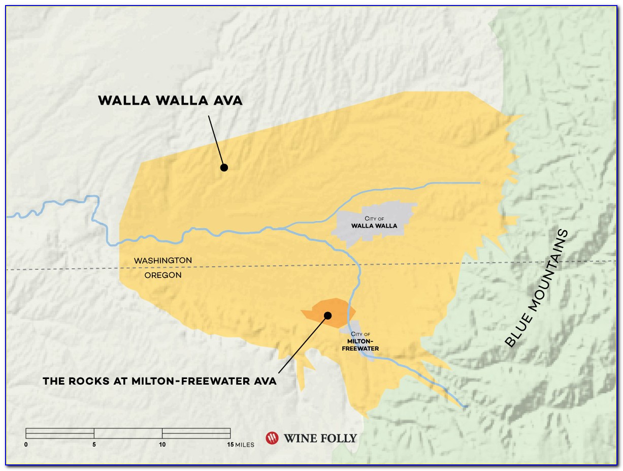Walla Walla Wineries Map