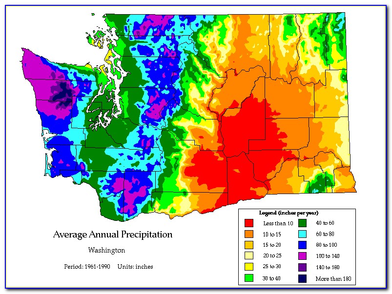 Washington State Satellite Weather Map