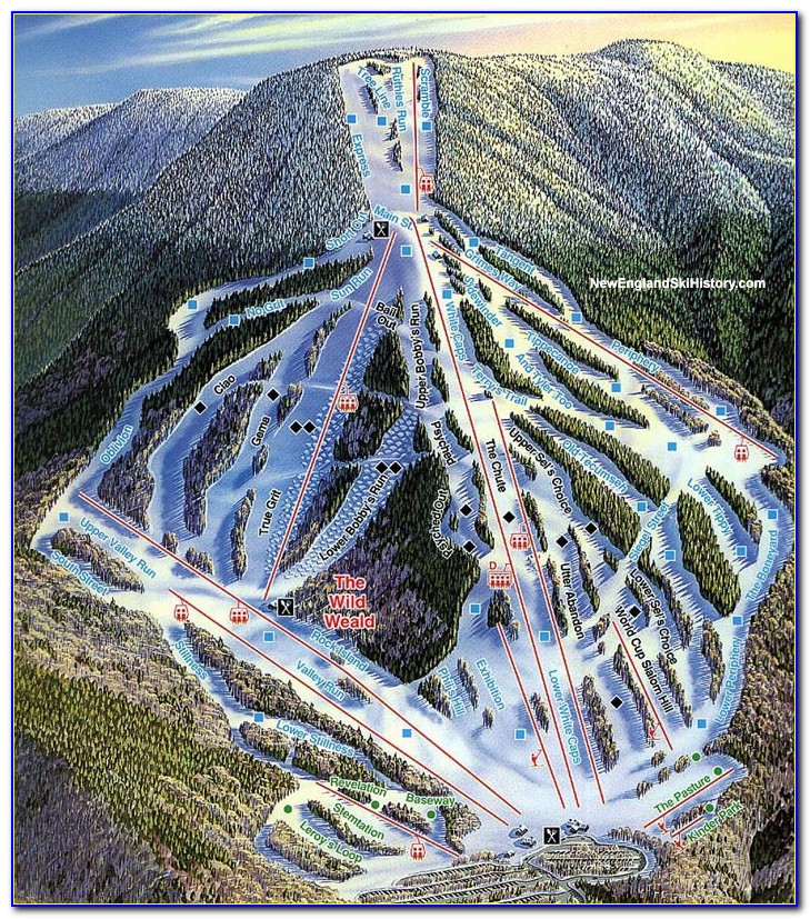 Waterville Valley Nh Trail Map