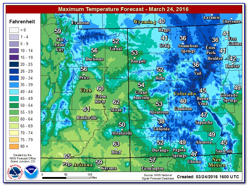 Weather Map Colorado Temp