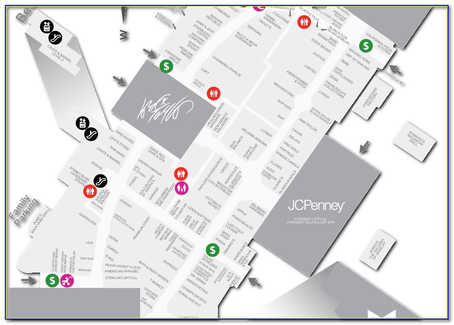 Westfield Montgomery Mall Map