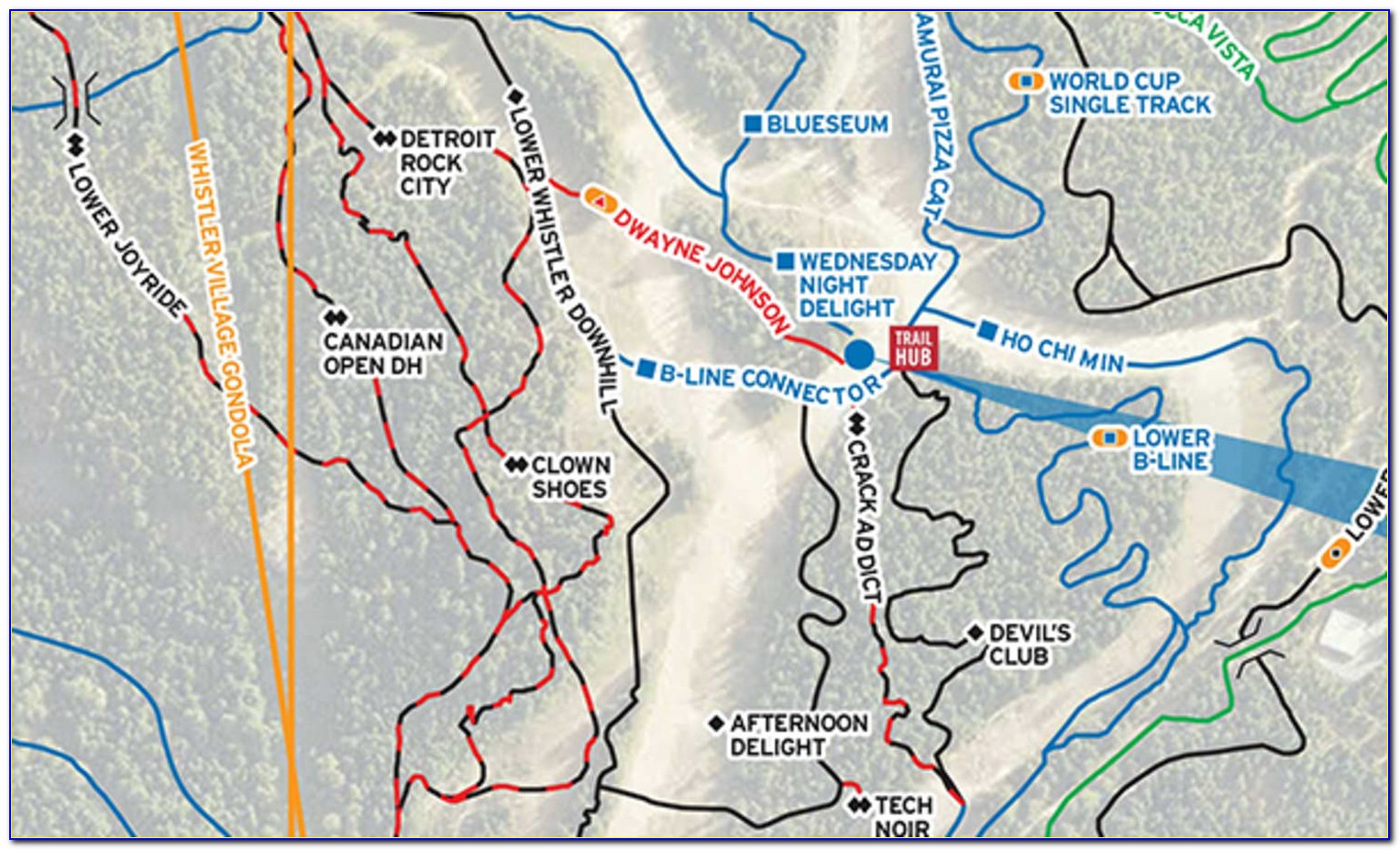 Whistler Blackcomb Glacier Trail Map