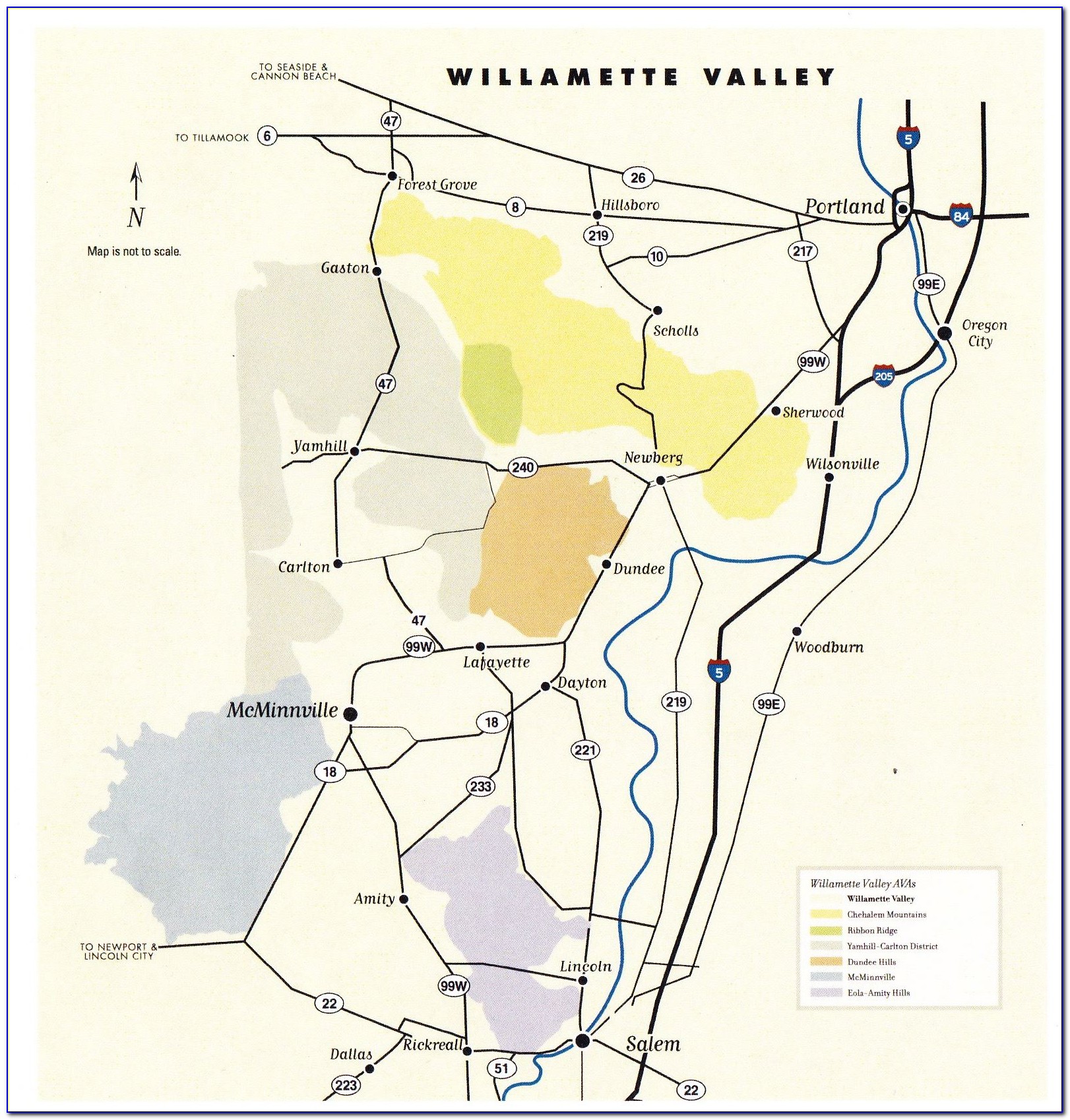 Willamette Valley Wineries Map Pdf