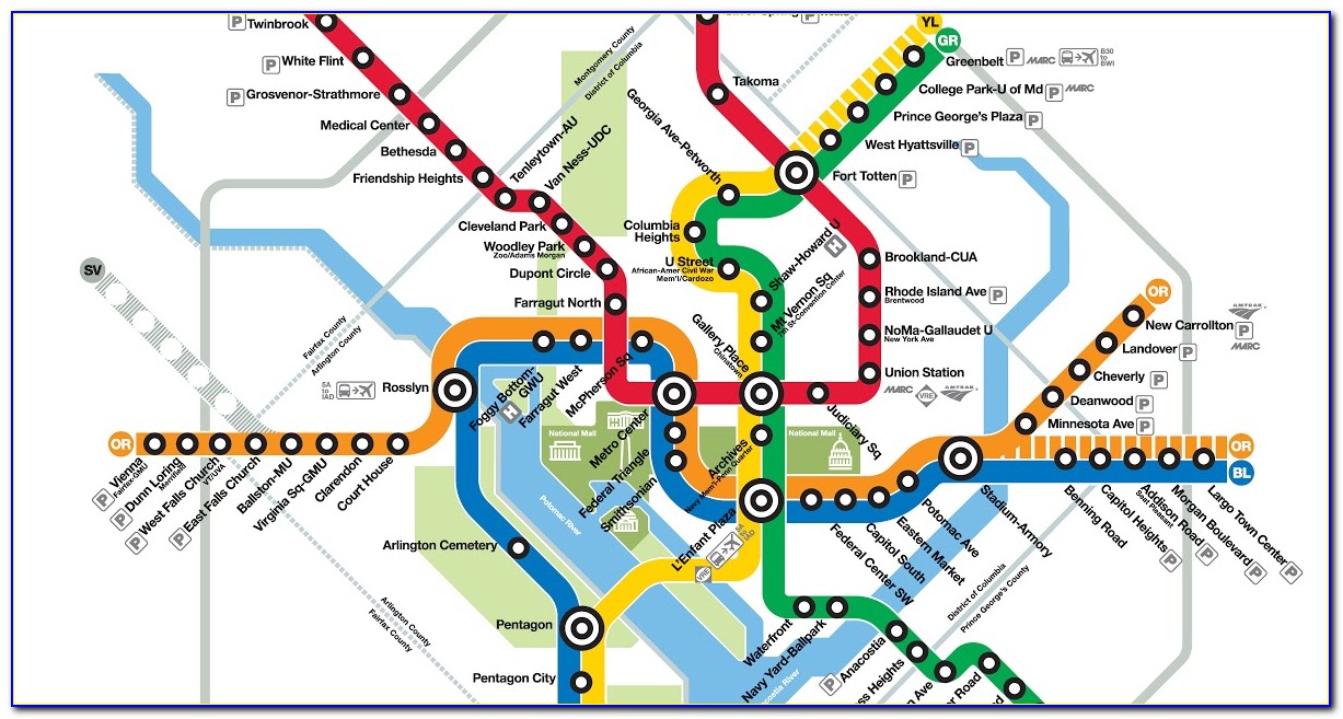 Wmata Metro Map Pdf
