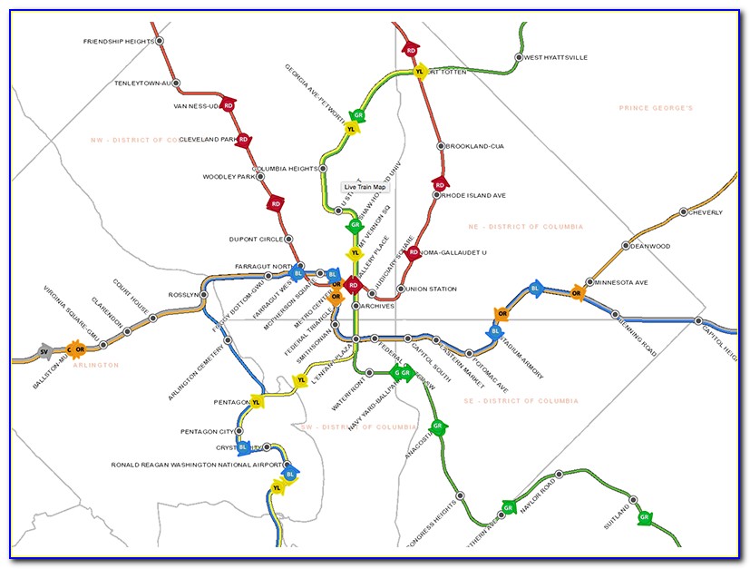 Wmata Train Map