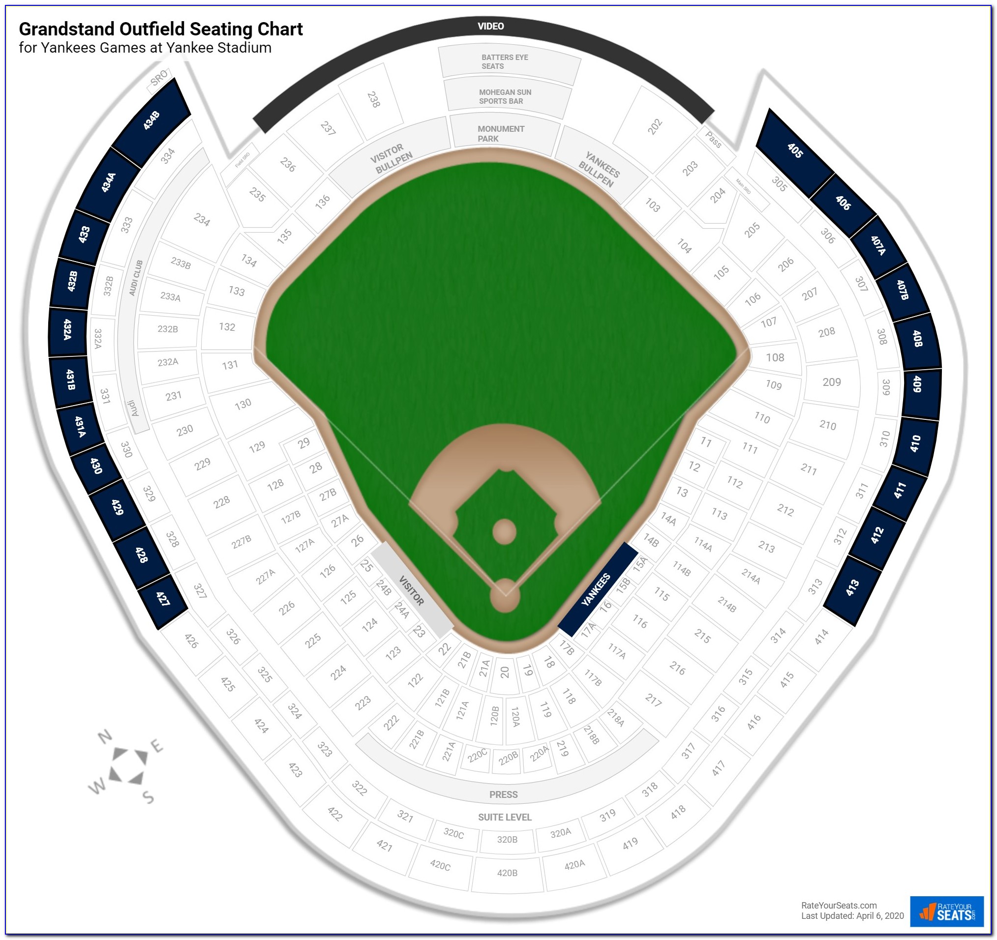 Yankee Stadium Seating Chart Nycfc