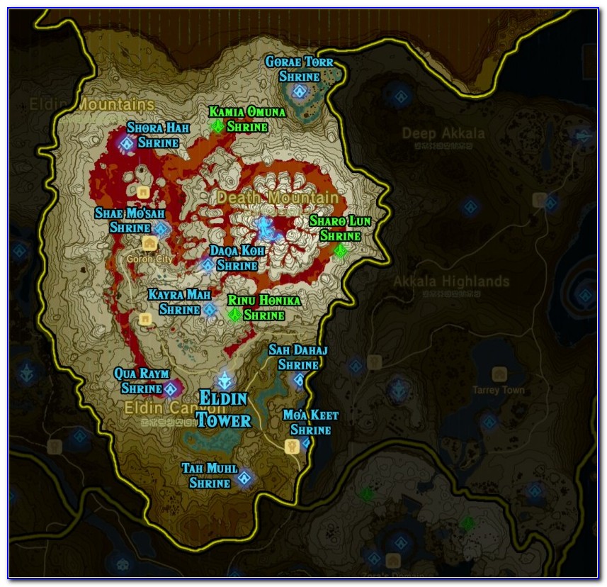 Zelda Botw Map Korok Seeds