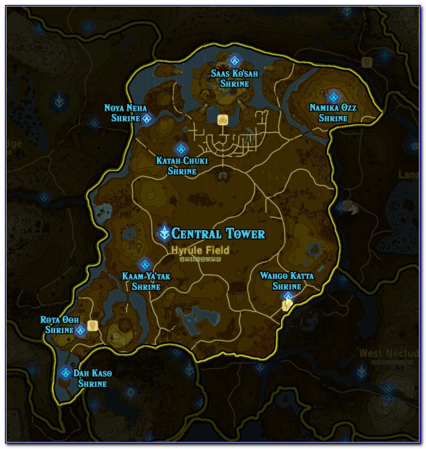 Zelda Botw Map Minecraft