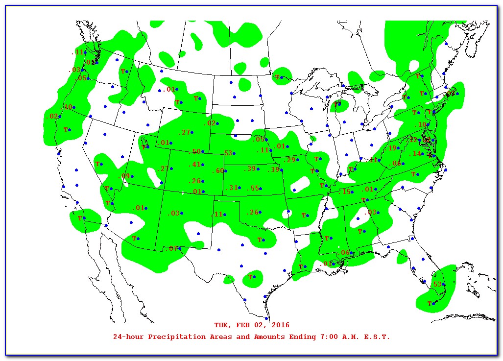 24 Hour Precipitation Map Illinois
