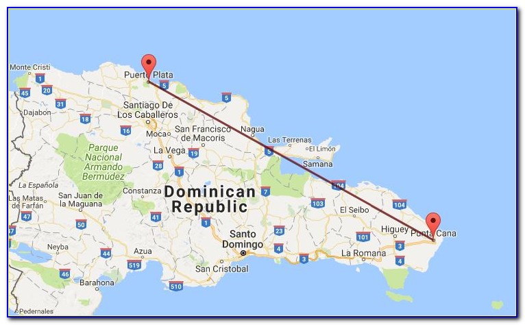 Amber Cove Dominican Republic Map