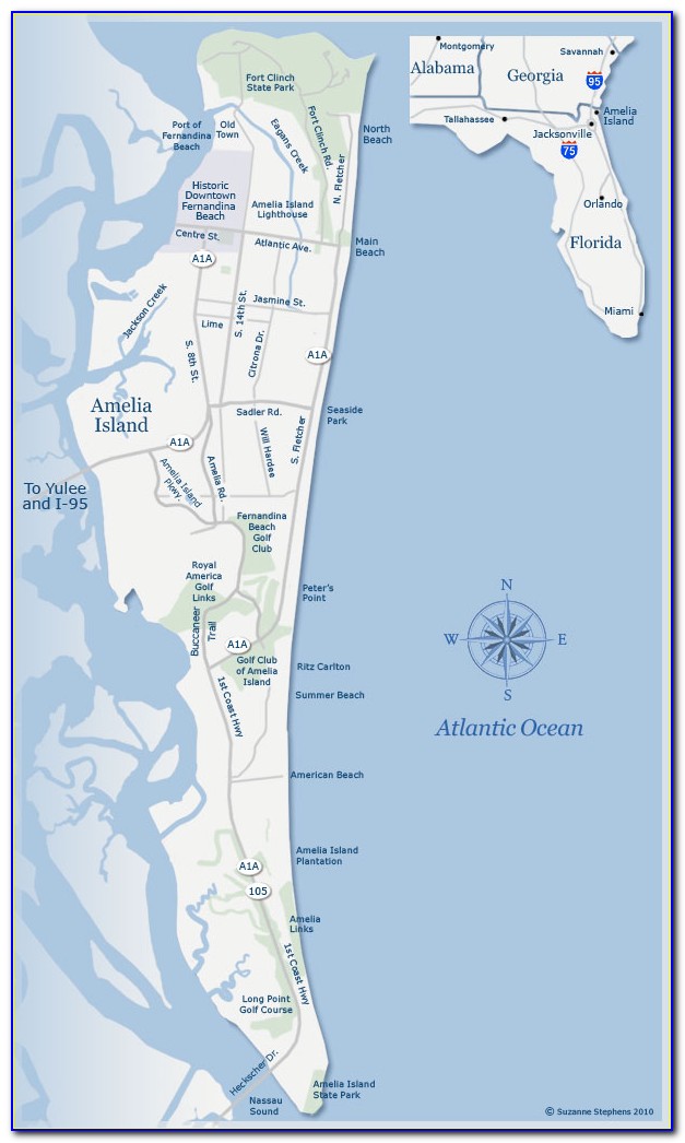 Amelia Island Plantation Bike Trail Map