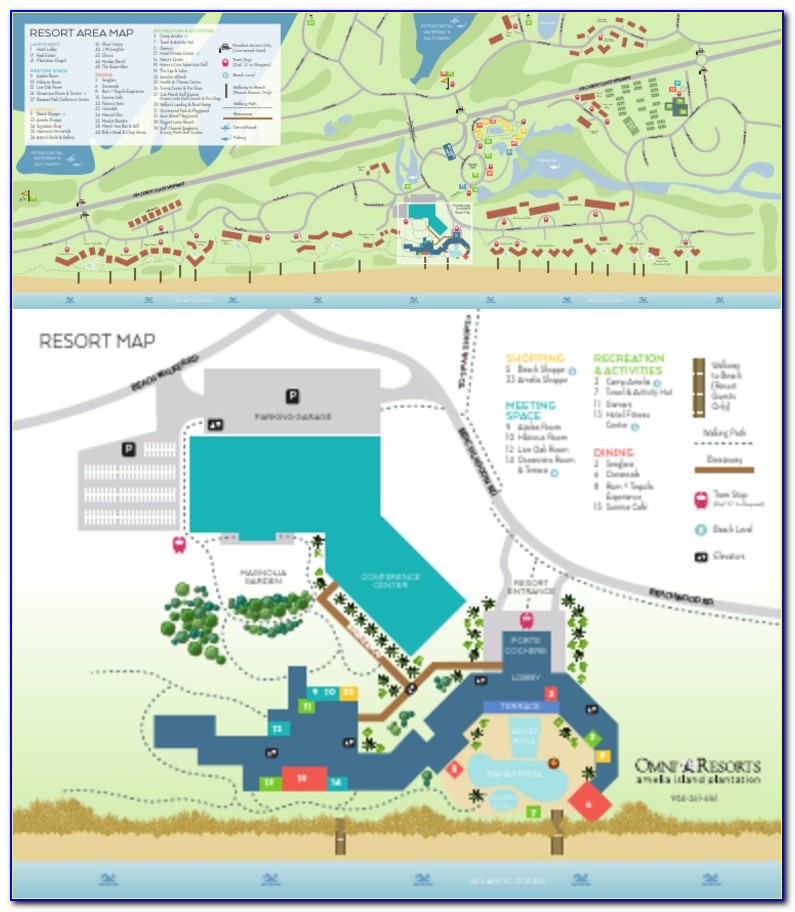 Amelia Island Plantation Resort Map