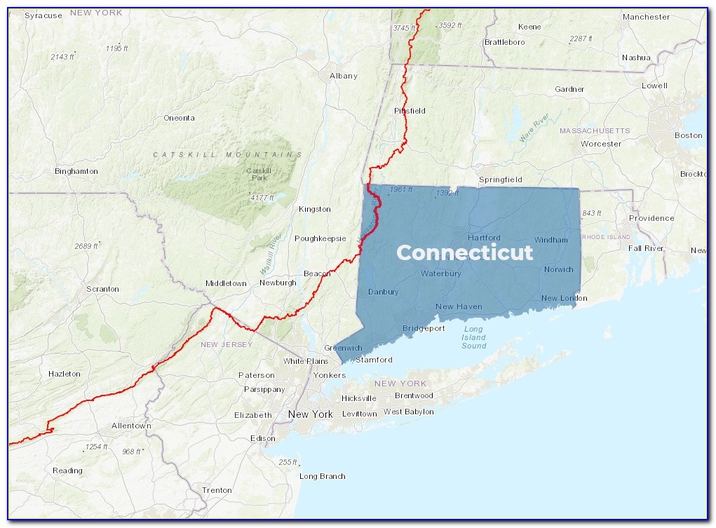 Appalachian Trail Massachusetts Google Map