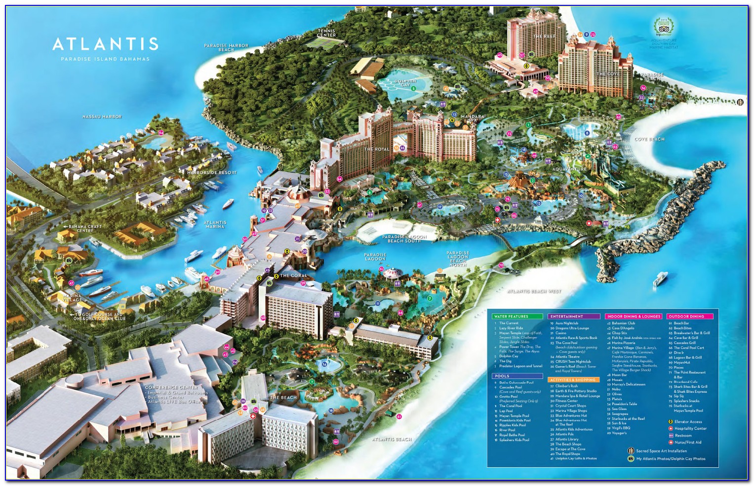 Atlantis Resort Bahamas Google Map