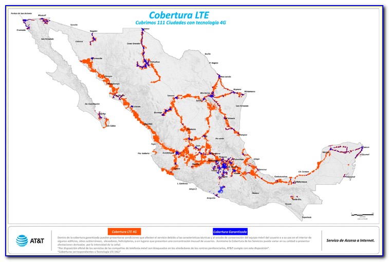 Att Mexico Coverage Map