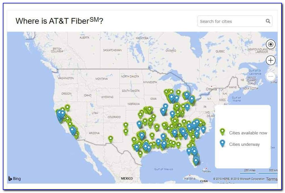 At&t U Verse Tv Availability Map