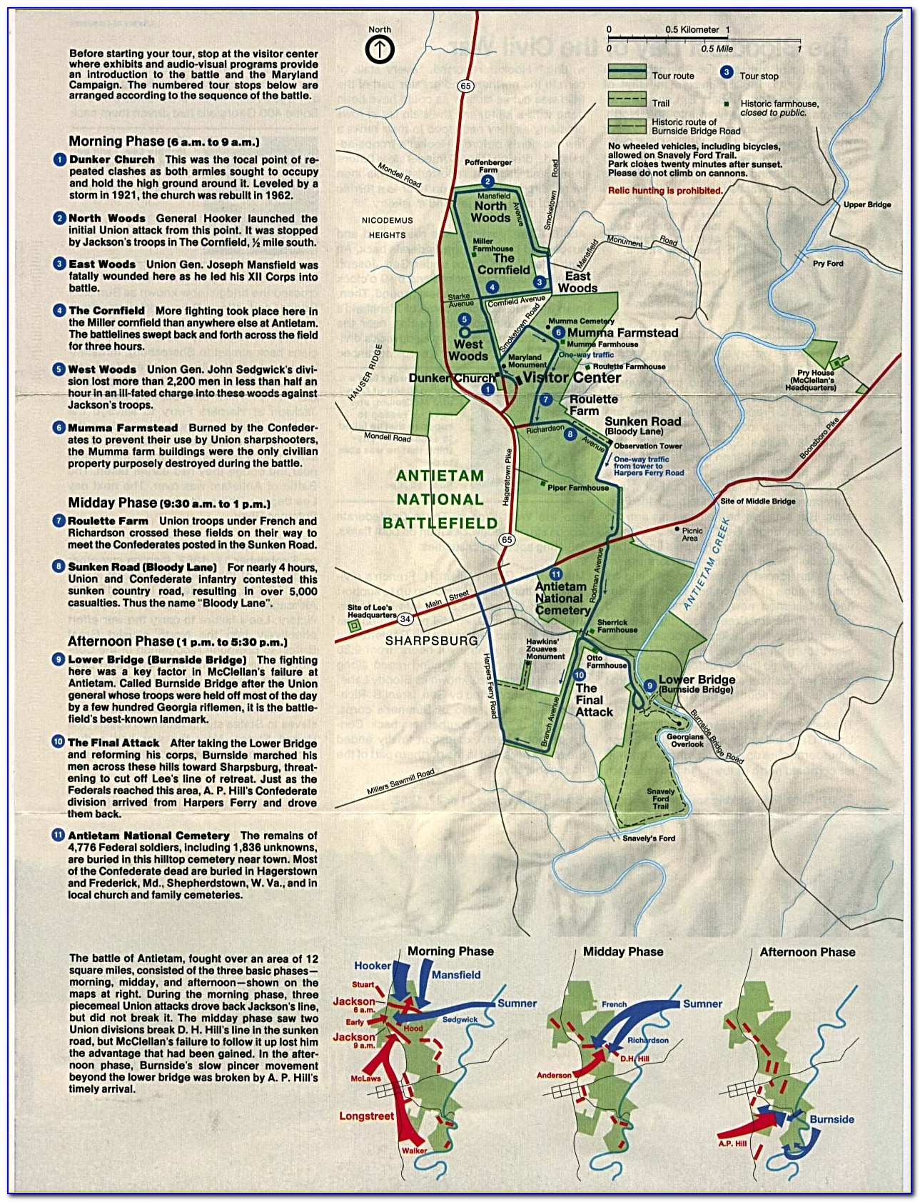 Battle Antietam Battlefield Maps