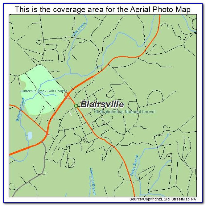 Blairsville Ga Map