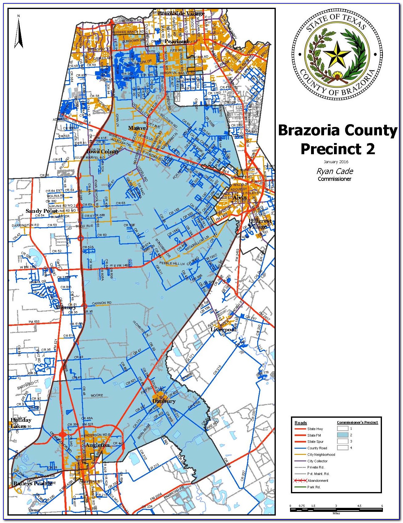 Brazoria County Map Cad