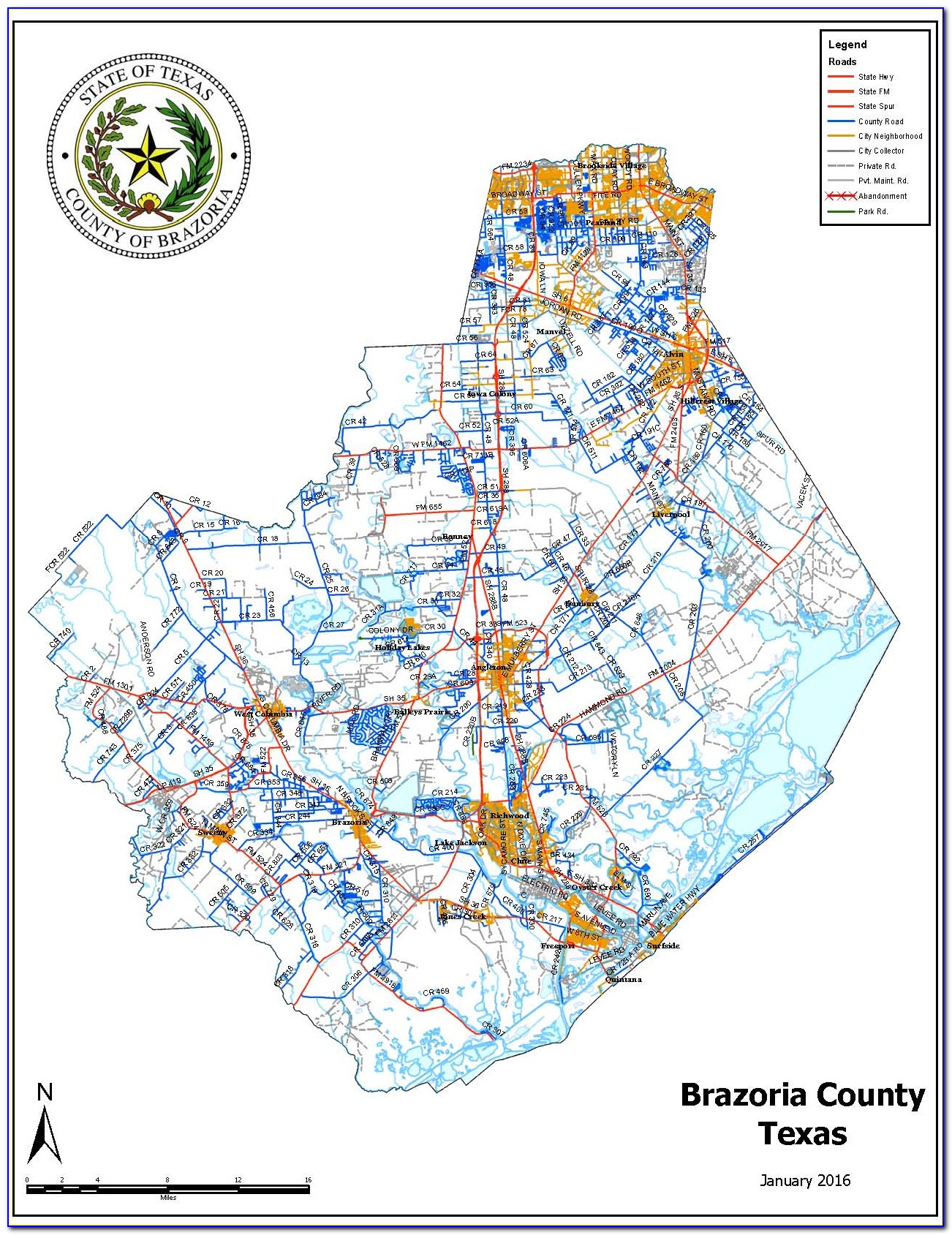 Brazoria County Precinct Map