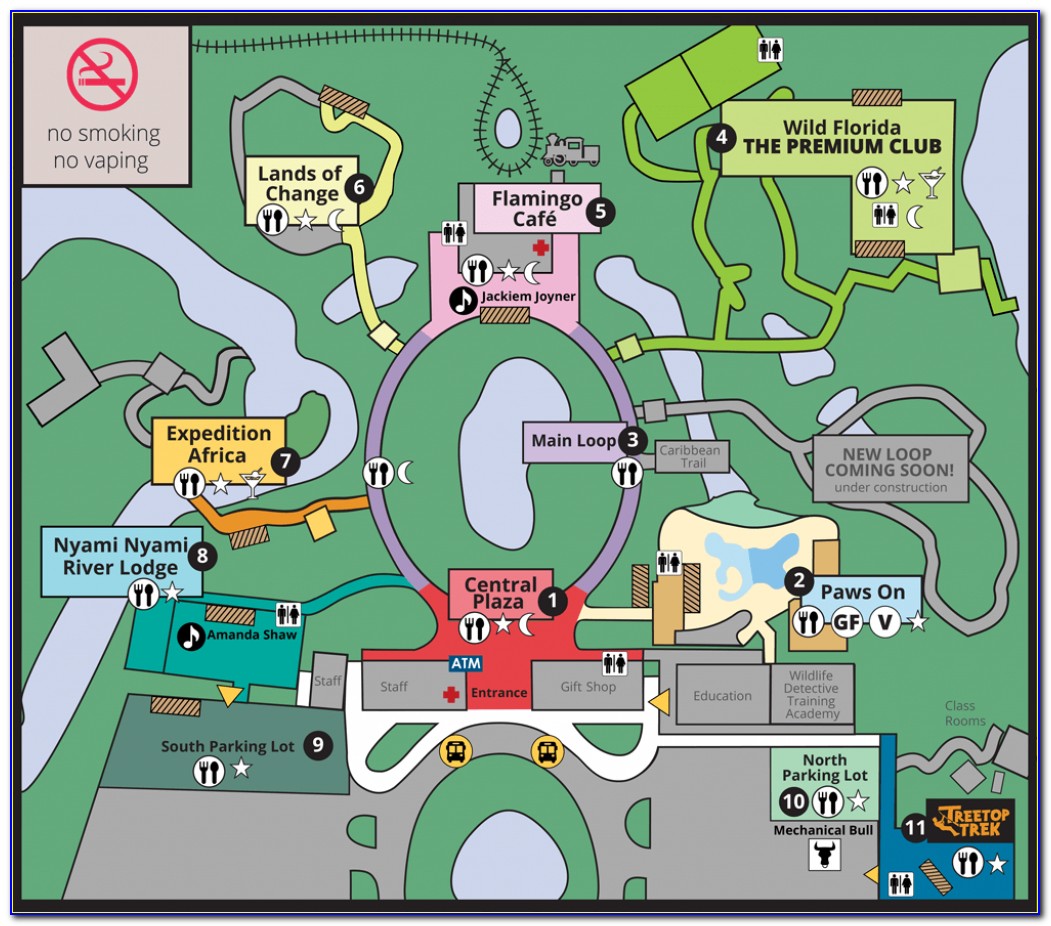 Brevard Zoo Map 2019