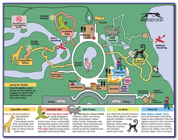 Brevard Zoo Map 2021